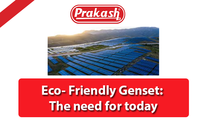 Read more about the article Eco- Friendly Genset: The need for today